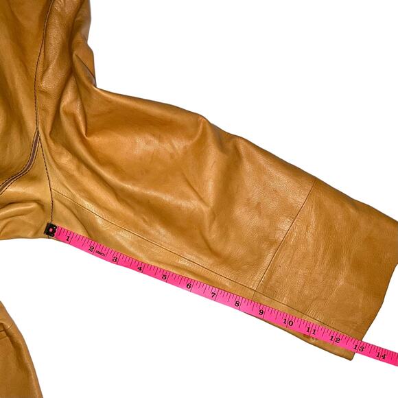 Lafayette 148 Genuine Leather Jacket Size 12 *Flawed - Picture 10 of 14